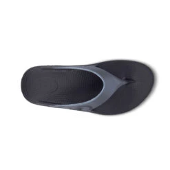 'OOFOS' Men's OOriginal Sport Thong - Black / Graphite -Footwear Fusion Shop 1001GRPH 6 1024x1024@2x