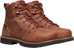 'Keen Utility' Women's 6" Seattle WP Safety Toe - Gingerbread / Black -Footwear Fusion Shop 1022085 PLA large 1024x1024@2x