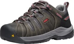 'Keen Utility' Women's Flint II EH Steel Toe - Magnet / Rose -Footwear Fusion Shop 1023232 F3Q large 1024x1024@2x