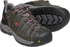 'Keen Utility' Women's Flint II EH Steel Toe - Magnet / Rose -Footwear Fusion Shop 1023232 PPS large 1024x1024@2x