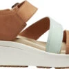 'Keen Outdoor' Women's Ellecity Backstrap Sandal - Natural / Clearly Aqua