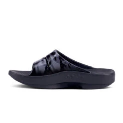 'OOFOS' Women's OOahh Slide Limited Edition - Black / Gray / Camo -Footwear Fusion Shop 1103BLKGRYCMO 4 1024x1024@2x