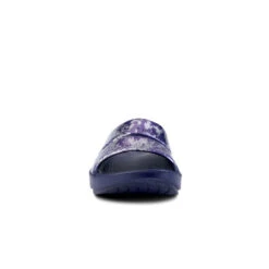 'OOFOS' Women's OOahh Slide Limited Edition - Navy / Silver / Silver Snake -Footwear Fusion Shop 1103NVYSILSNK shot3 1024x1024@2x