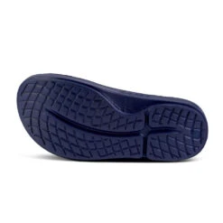 'OOFOS' Women's OOahh Slide Limited Edition - Navy / Silver / Silver Snake -Footwear Fusion Shop 1103NVYSILSNK shot7 1024x1024@2x