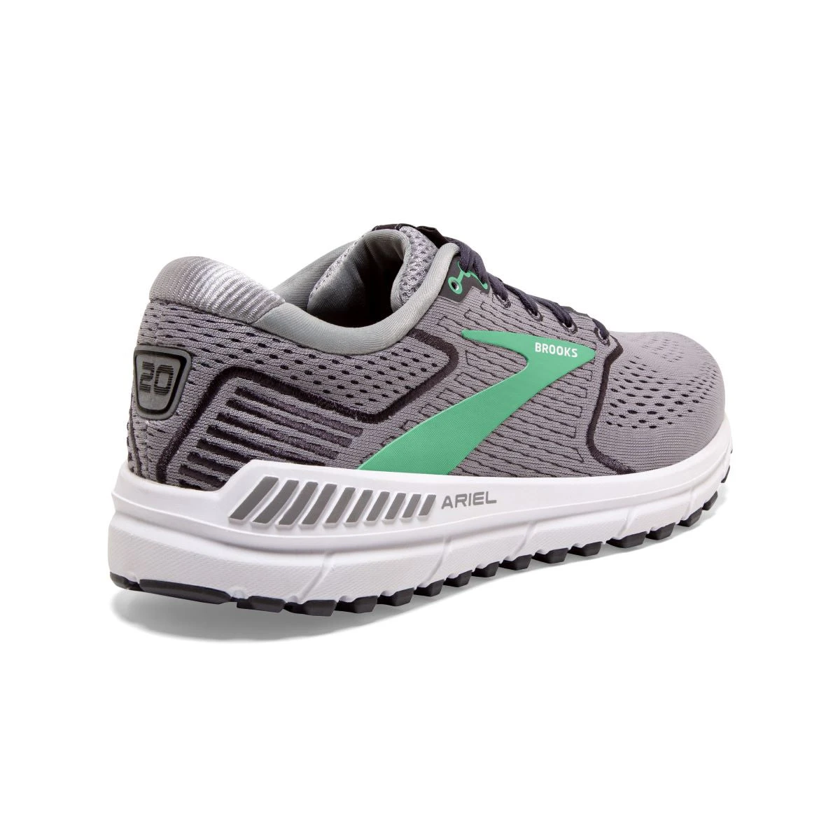 'Brooks' Women's Ariel 20 - Alloy / Blackened Pearl / Green 6 'Brooks' Women's Ariel 20 - Alloy / Blackened Pearl / Green - Image 6