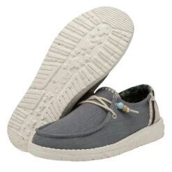 'Hey Dude' Women's Wendy Natural (Fringe) - Indigo -Footwear Fusion Shop 122155700 WENDY NATURAL INDIGO LEFT 3 2048x2048 cc94c379 5e80 4695 8c76 43a7ec86ce51 1024x1024@2x