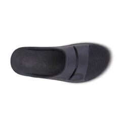 'OOFOS' Unisex OOahh Sport - Matte / Black -Footwear Fusion Shop 1500MATBLK 6 1024x1024@2x