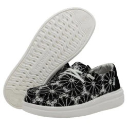 'Hey Dude' Women's Wendy Rise Eyelet - Black -Footwear Fusion Shop 40075 001 WENDY RISE EYELET BLACK LEFT 3 1024x1024@2x