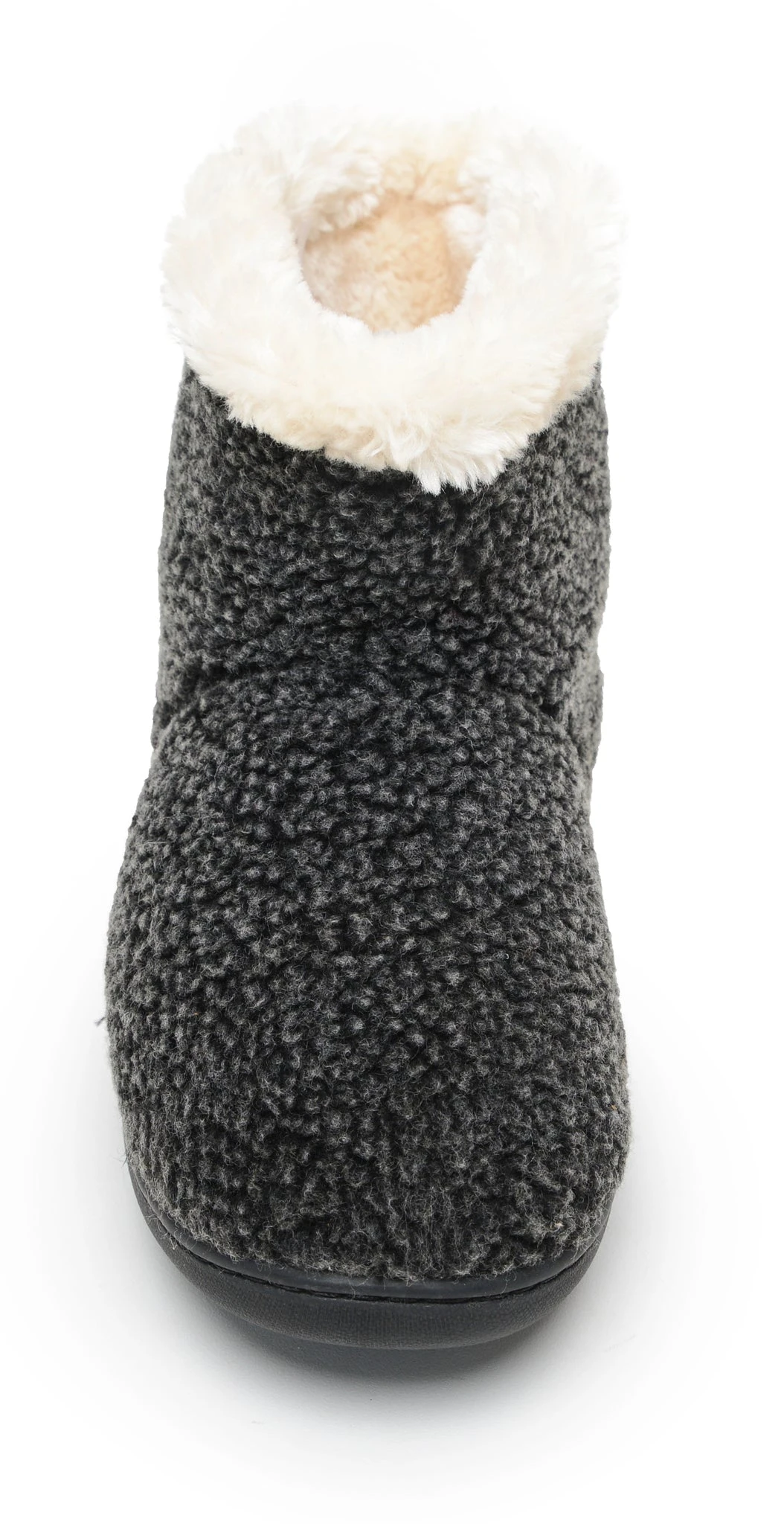 'Minnetonka' Women's Betty Slipper - Charcoal 3 'Minnetonka' Women's Betty Slipper - Charcoal - Image 3