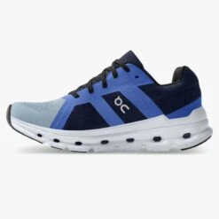 'On Running' Women's Cloudrunner - Chambray / Midnight -Footwear Fusion Shop 46.99018 cloudrunner ss22 chambray midnight w g4 1024x1024@2x