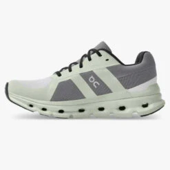 'On Running' Women's Cloudrunner - Frost / Aloe -Footwear Fusion Shop 46.99019 cloudrunner ss22 frost aloe w g4 1024x1024@2x