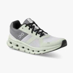 'On Running' Women's Cloudrunner - Frost / Aloe -Footwear Fusion Shop 46.99019 cloudrunner ss22 frost aloe w g6 1024x1024@2x