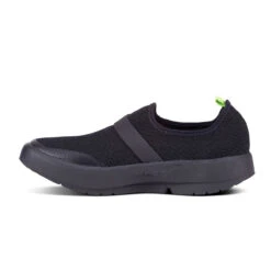 'OOFOS' Women's OOmg Low Slip On - Black / Black -Footwear Fusion Shop 5070BLKBLK 3 1024x1024@2x