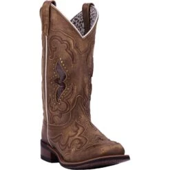 'Laredo' Women's 11" Spellbound Western Square Toe - Tan -Footwear Fusion Shop 5661 1 1500x.progressive baf0d827 c158 46e6 970d cd9ed3d17251 1024x1024@2x