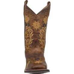 'Laredo' Women's 11" Secret Garden Western Square Toe - Brown 9 'Laredo' Women's 11" Secret Garden Western Square Toe - Brown -Footwear Fusion Shop 5822 5 1024x1024@2x