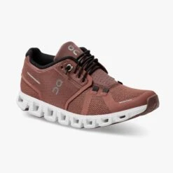 'On Running' Women's Cloud 5 - Rust / Black -Footwear Fusion Shop 59.98898 cloud 5 ss22 rust black w g6 1024x1024@2x