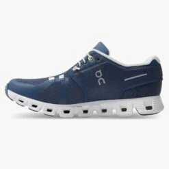 'On Running' Women's Cloud 5 - Denim / White -Footwear Fusion Shop 59.98901 cloud 5 ss22 denim white w g4 1024x1024@2x