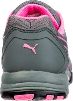 'Puma' Women's Celerity Knit Low Steel Toe - Grey / Pink -Footwear Fusion Shop 642915 CELERITY KNIT PINK WNS LOW 804 back 1024x1024@2x