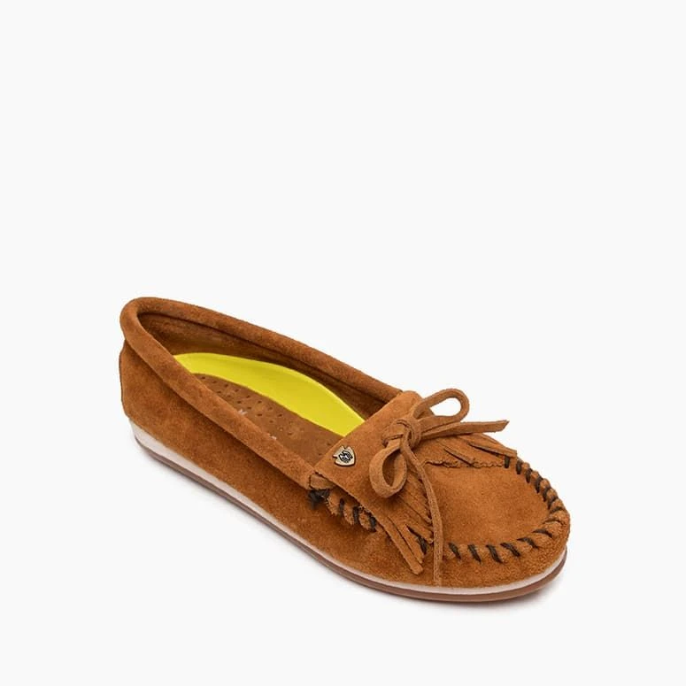 'Minnetonka' Women's Kilty Plus Moccasin - Brown 1 'Minnetonka' Women's Kilty Plus Moccasin - Brown