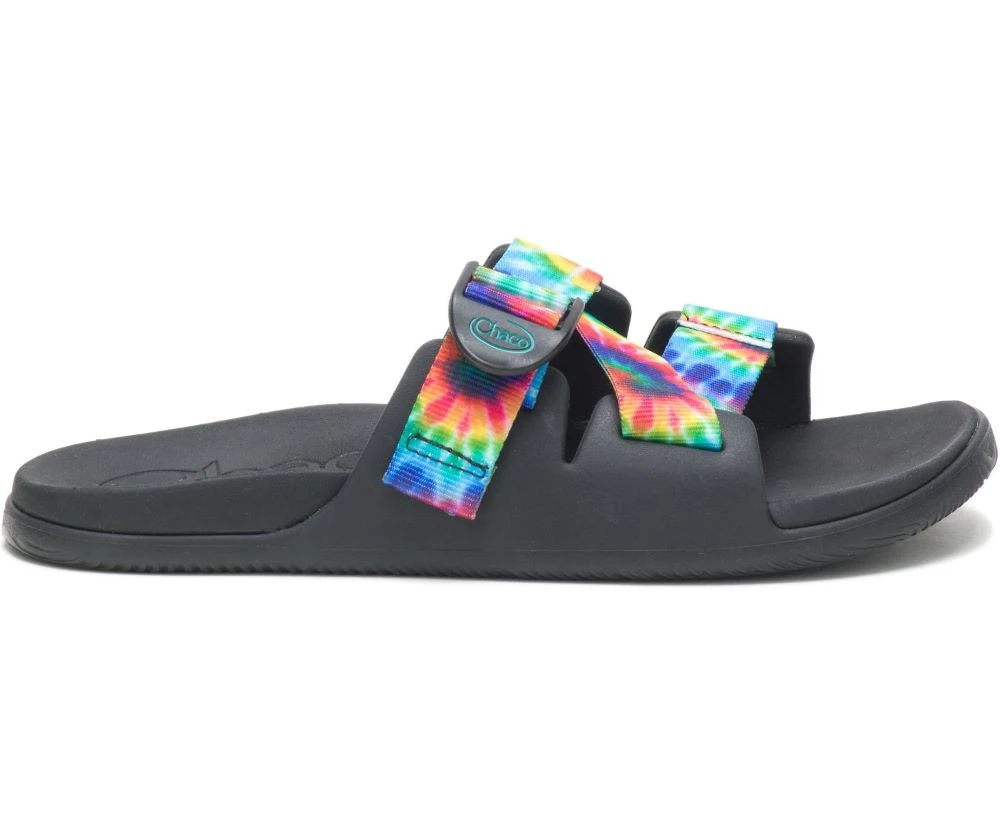 'Chaco' Women's Chillos Slide Sandal - Dark Tie Dye 1 'Chaco' Women's Chillos Slide Sandal - Dark Tie Dye