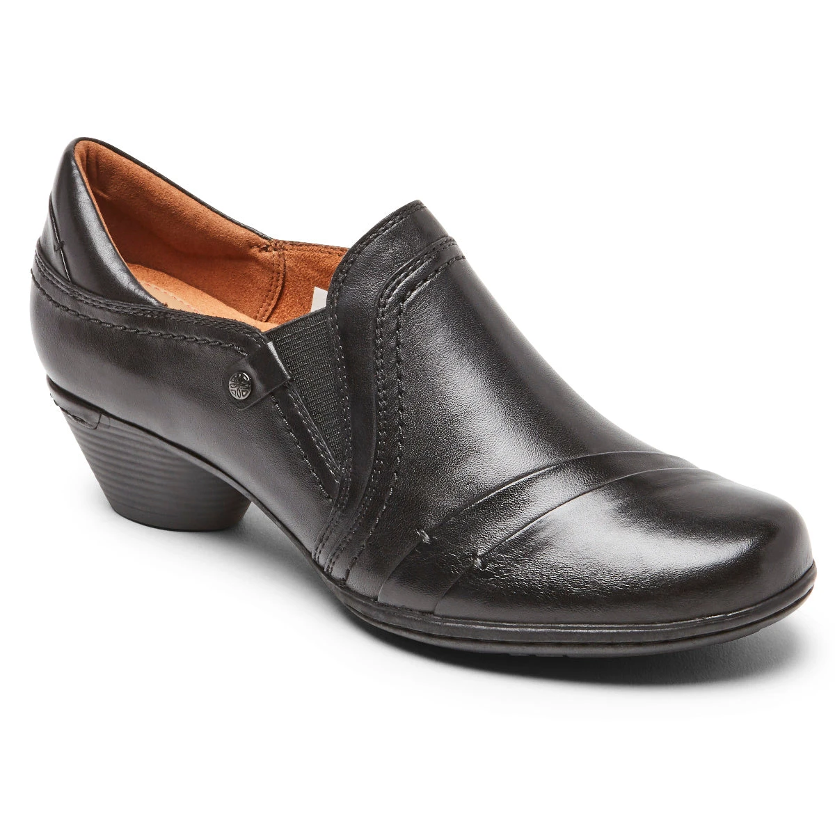 'Cobb Hill' Women's Laurel Slip On - Black Leather 5 'Cobb Hill' Women's Laurel Slip On - Black Leather - Image 5