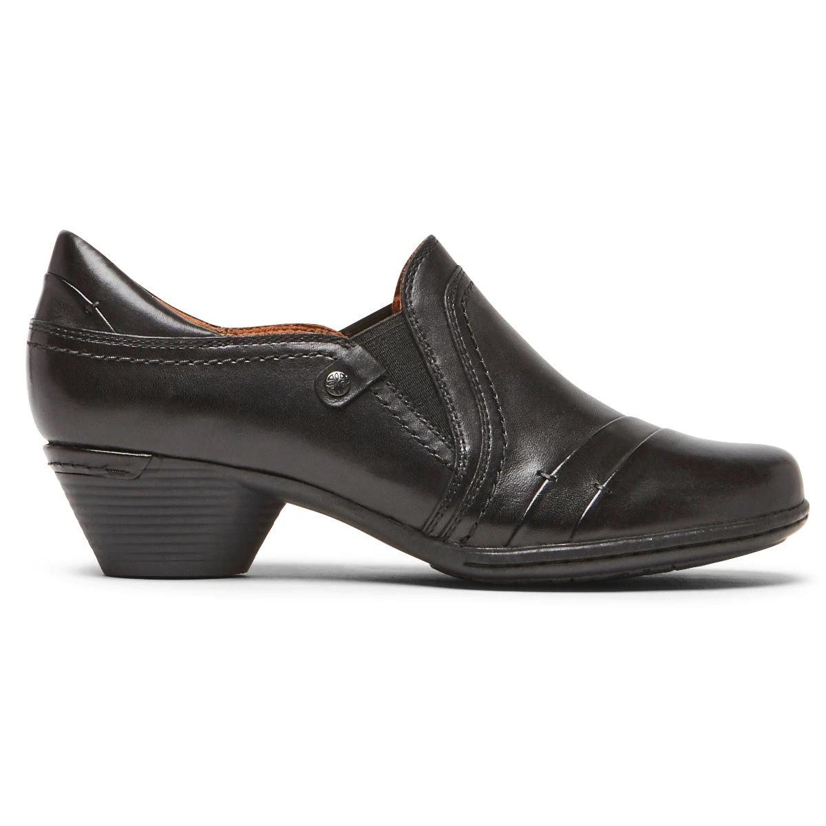 'Cobb Hill' Women's Laurel Slip On - Black Leather 1 'Cobb Hill' Women's Laurel Slip On - Black Leather