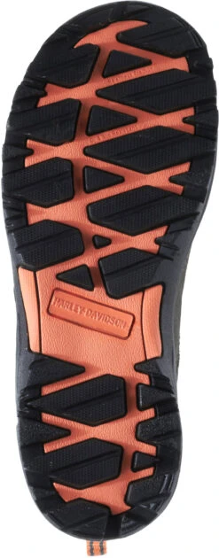 'Harley Davidson' Women's Wincrest Oxford - Grey / Light Orange -Footwear Fusion Shop HDW D84049 121216 F17 OUT 1024x1024@2x