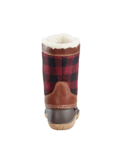 'Baffin' Women's Jasper Insulated WP Boot - Red / Black Plaid -Footwear Fusion Shop JASPER RAF HEEL 1024x1024@2x