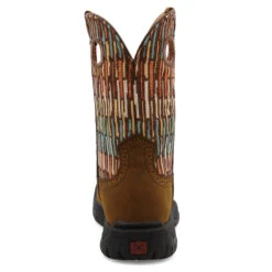 'Twisted X' Women's 9" All Around Work Soft Toe - Brown / Multi -Footwear Fusion Shop WAB0013.04 4800x4800 R 1024x1024@2x
