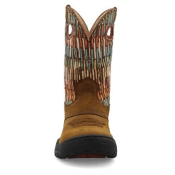 'Twisted X' Women's 9" All Around Work Soft Toe - Brown / Multi -Footwear Fusion Shop WAB0013.08 4800X4800 R 1024x1024@2x