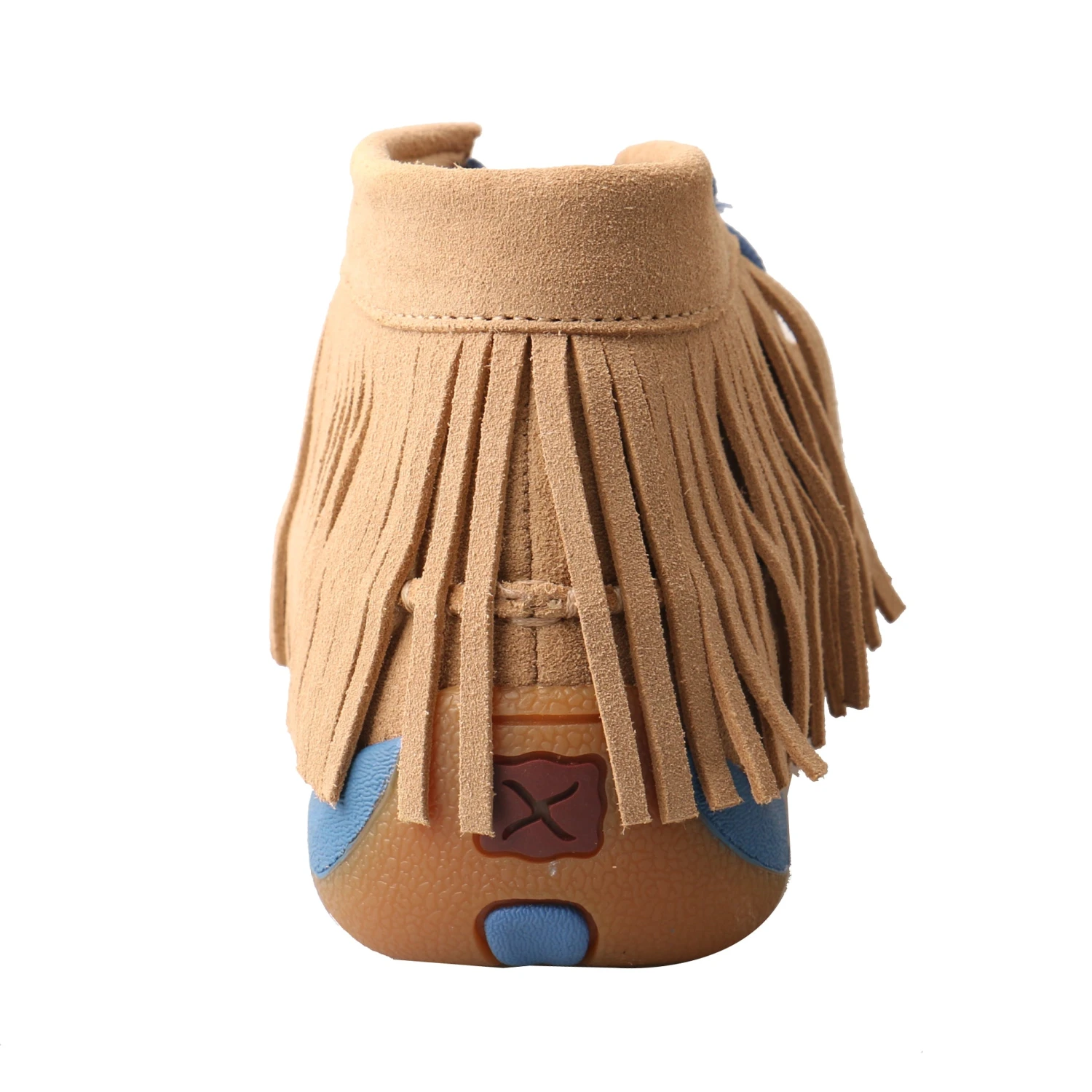 Driving Moccasin - Serape Fringe / Sand Suede 5 Driving Moccasin - Serape Fringe / Sand Suede - Image 5