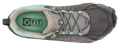 Oboz Footwear 'Oboz' Women's Sapphire Low WP Hiker - Charcoal / Beach Glass -Footwear Fusion Shop W Sapphire B DRY Charchoal Beach Glass top 1024x1024@2x