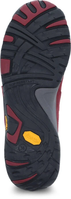 'Dansko' Women's WP Paisley - Red Burnished Suede -Footwear Fusion Shop bottom 4350220222 1024x1024@2x