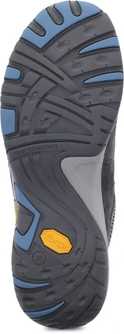 'Dansko' Women's WP Paisley - Grey / Blue Suede -Footwear Fusion Shop bottom 4350241005 1024x1024@2x