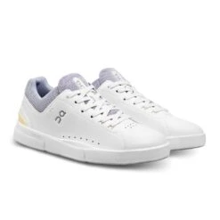 'On Running' Women's THE ROGER Advantage 1 Tennis Sneaker - White / Tempest -Footwear Fusion Shop womens on the roger advantage white tempest pair 1024x1024@2x